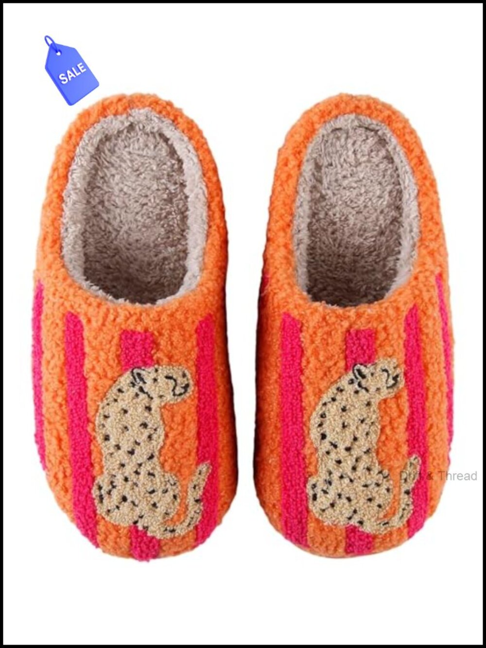 Womens Mens Animal Slippers Memory Foam Fleece Lined Slip On House Shoes